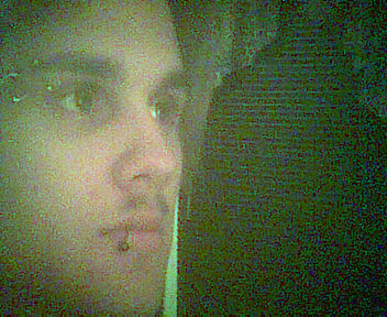 I look depressed, or else Im trying to be like Aaron Lewis...