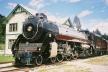 Squamish.  The Royal Hudson needs boiler repairs. Tim liked climbing on the engine.