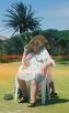 Granny enjoyed the sun but found it difficult to walk back.