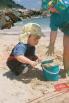 Beachsand was lots of fun, once the wind had died down.