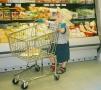 Megan loves the mini-trolleys in some supermarkets!
