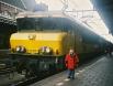 Tim enjoyed seeing all the many trains in Belgium.