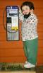The biggest attraction at the annual Belgian Canadian Association mussels and fries event at Loon Lake... the telephone.