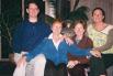 March 5, Stinson Beach, CA.  Rose with David, Bronwyn and Robyn.