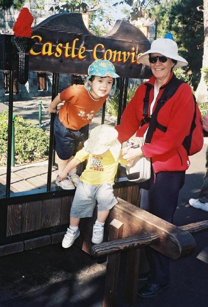 Legoland.  Jella with Tim and Megan.
