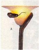 Snake-shaped Lamp