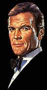 Painting of Roger Moore (JamesBond007.net)