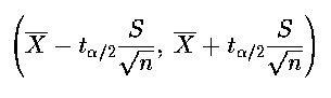 Confidence Interval for a Mean, Unknown Variance