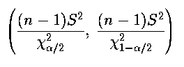 Confidence Interval for a Variance