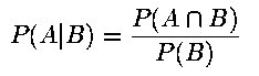 Conditional Probability I