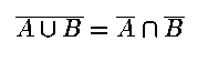 De Morgan's Law