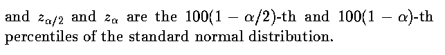Standard Normal Percentiles