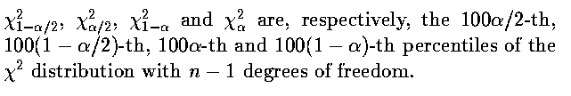 Chi Square Percentiles