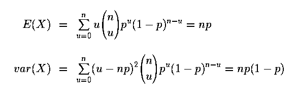Binomial Mean and Variance
