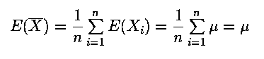 Unbiasedness of the Sample Mean