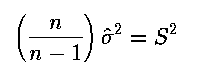 Biased Corrected Variance Estimator