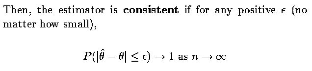 Consistent Estimator