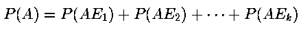 Theorem of Total Probability II