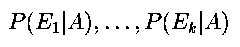 Posterior Probabilities