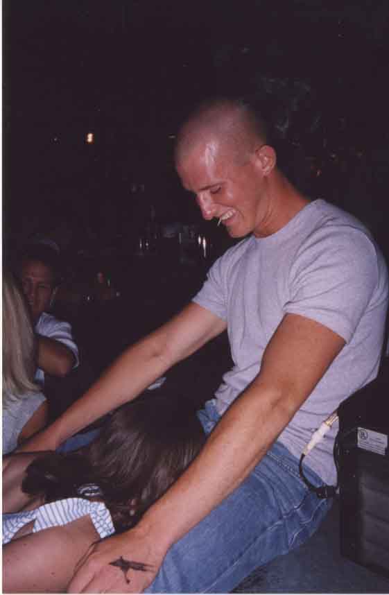 David looks like he's havin' fun huh?
