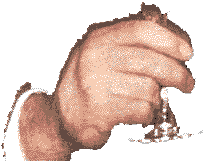 Kohls Hand in Klassenk�mpferpose