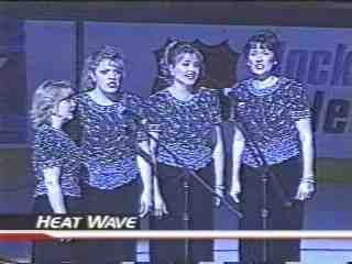 Heatwave singing The Star Spangled Banner at a Panthers game