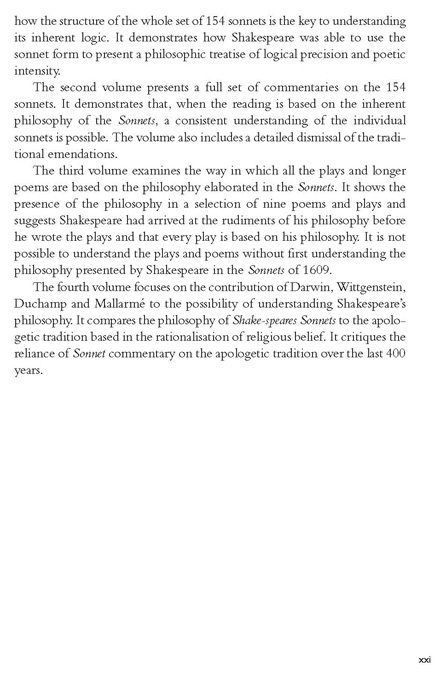 Shakespeare's Sonnet Philosophy Volume 1