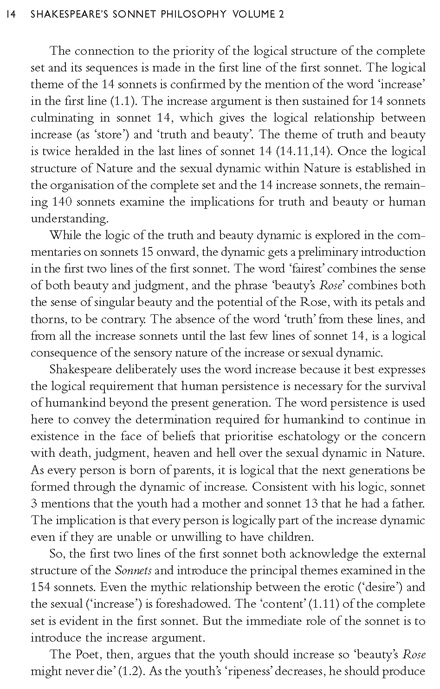 Shakespeare's Sonnet Philosophy Volume 2