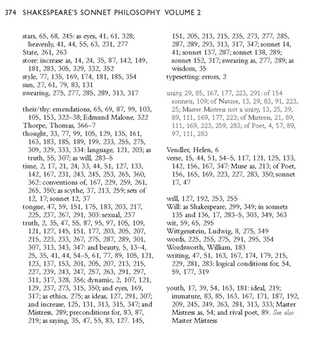 Shakespeare's Sonnet Philosophy Volume 2