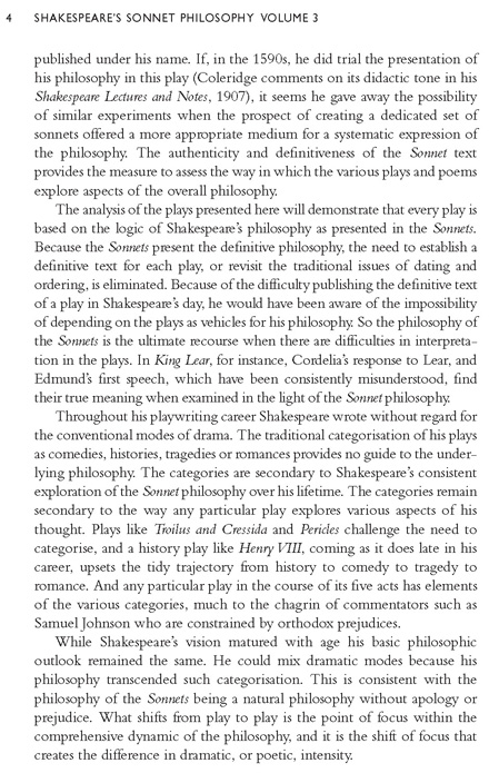 Shakespeare's Sonnet Philosophy Volume 3