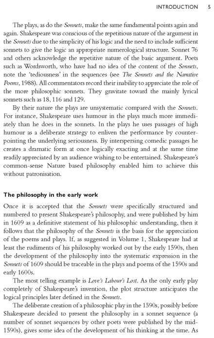 Shakespeare's Sonnet Philosophy Volume 3