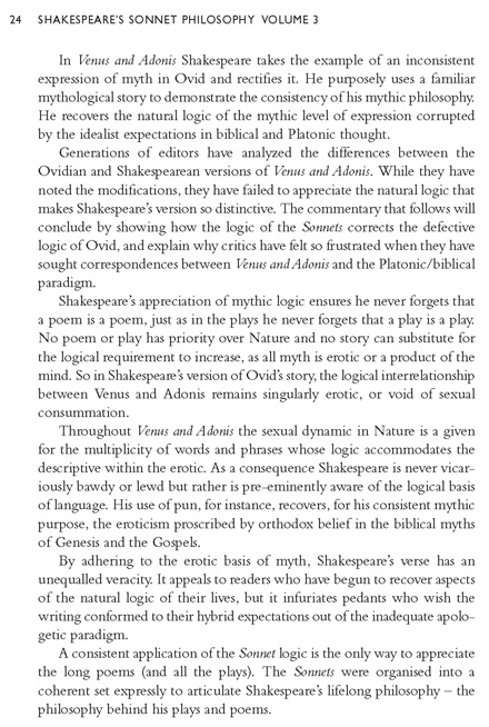 Shakespeare's Sonnet Philosophy Volume 3