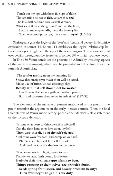 Shakespeare's Sonnet Philosophy Volume 3