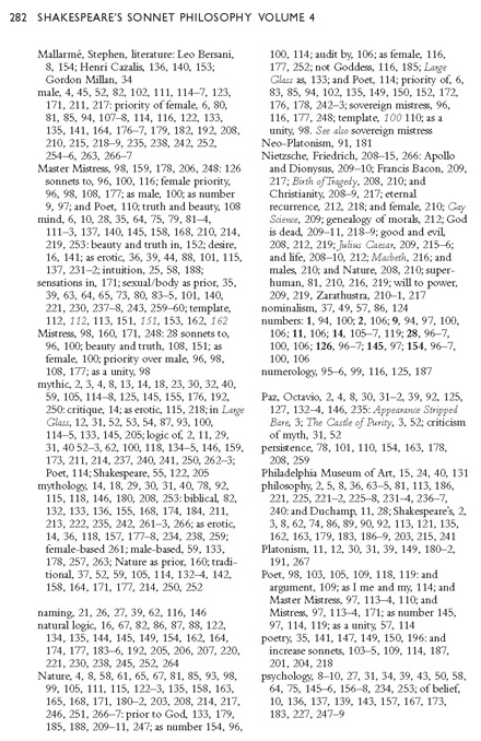 Shakespeare's Sonnet Philosophy Volume 4