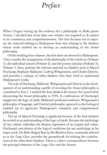 Shakespeare's Sonnet Philosophy Volume 4