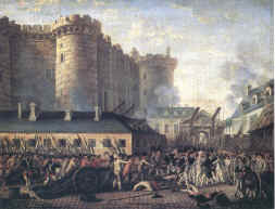 Representació pictòrica de l'assalt a la Bastille