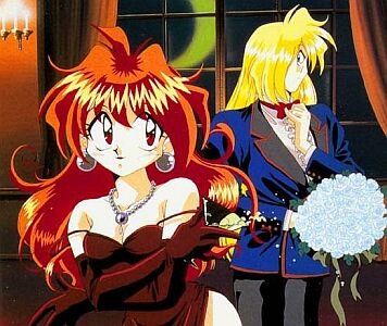 Well, if Lina's beginning the evening in that state of undress (and if she has any more martinis) I think Gourry will do JUST fine.