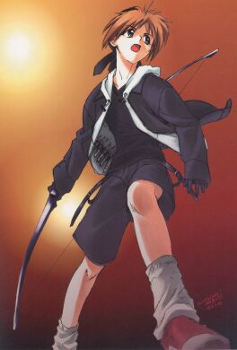 Omi Tsukiyono, from the anime series "WeiB Kreuz"
