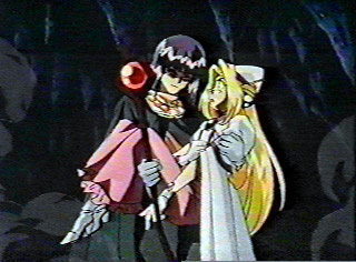 Xelloss must have been in an uncharacteristically friendly and polite mood&nbsp; to save Filia (look at the surprise on her face)... of course, he drops her a moment later, as you've just discovered.