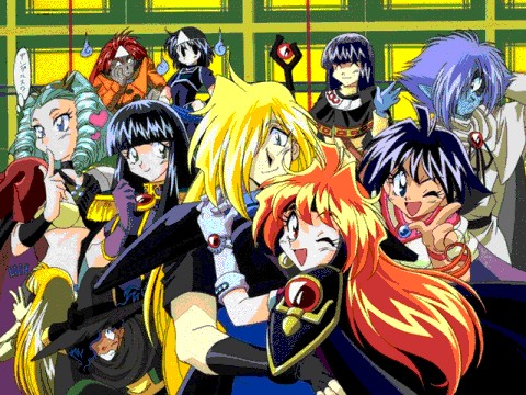 The gang's all here... so it's weird that Lina and Gourry are displaying affection.&nbsp; They barely even show it around each other.