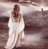 Eowyn, looking at the towers.