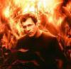 A slightly fiddled with shot of Mel Gibson from "Signs" (which is one the best movies ever)