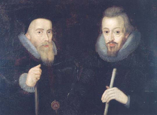 Lord Burghley and Robert Cecil