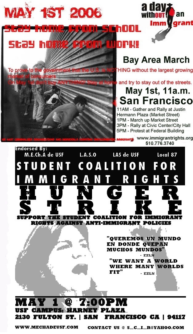 Nationwide May 1st Day of Action Against HR 4437 Flyer