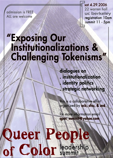 Queer People of Color Summit at UCB