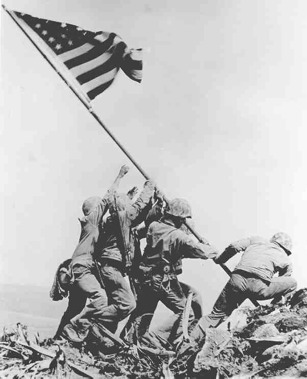 Iwo Jima flag raising