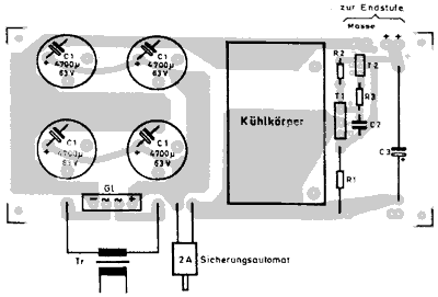 Bestückungsplan Netzteil