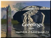 Greetings from Glyph Rock
