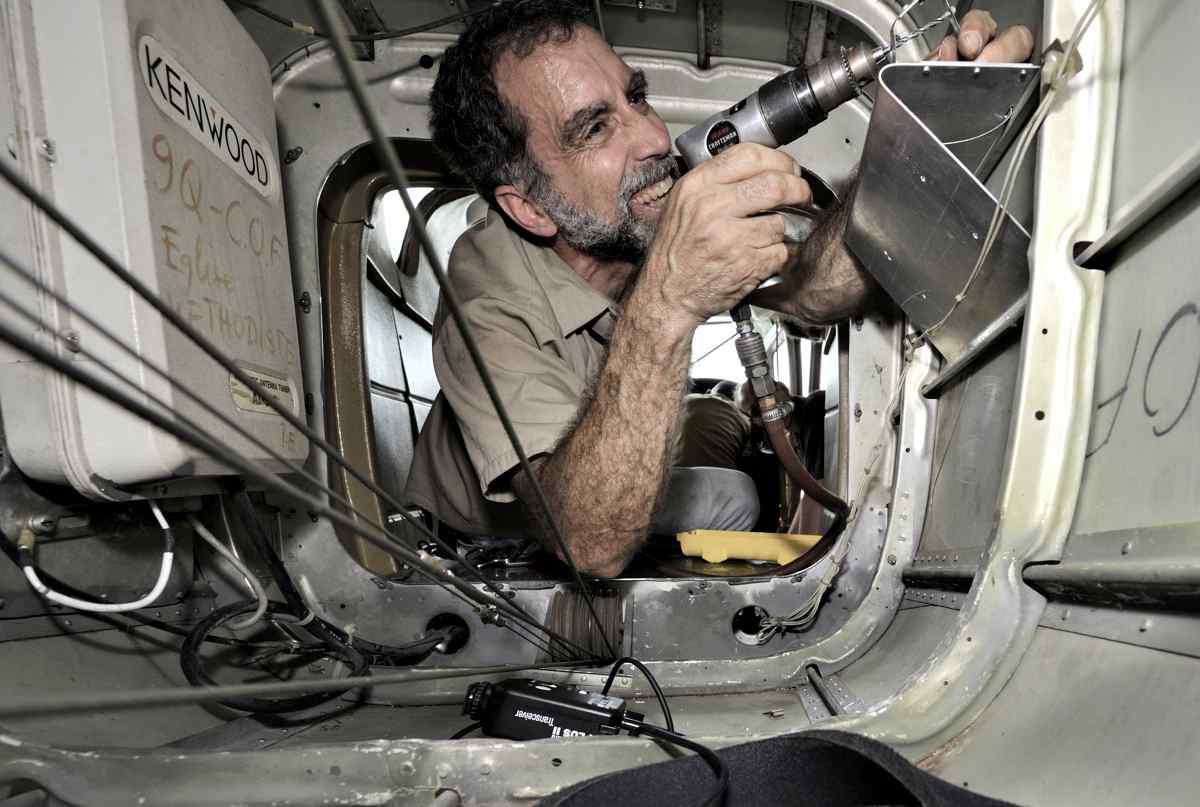 Steve in his office.