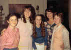 Angie's 3 sisters, their mom and Angie